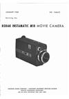 Kodak Instamatic M 18 manual. Camera Instructions.